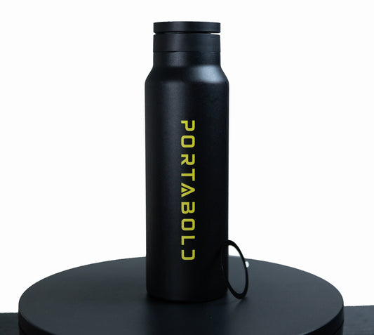 Thermal Insulated MagSafe Compatible Water Bottle for iPhone - Stainless Steel Sports Bottle - Leak Proof Thermos